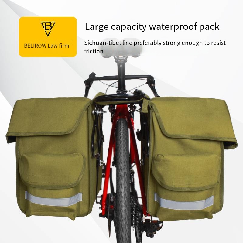 Panniers Waterproof Rear - Large Capacity Bike Rear Bag Double