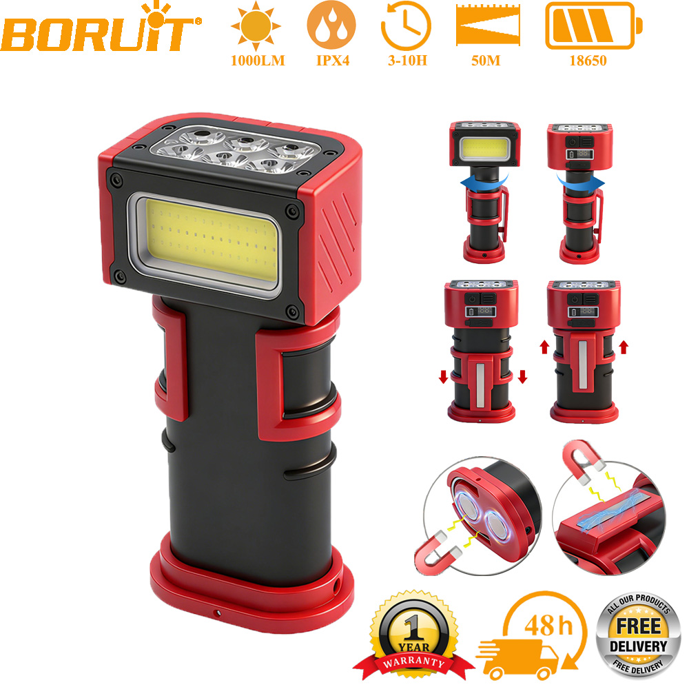 Cycling To Work - BORUiT COB LED Work Light 1000LM