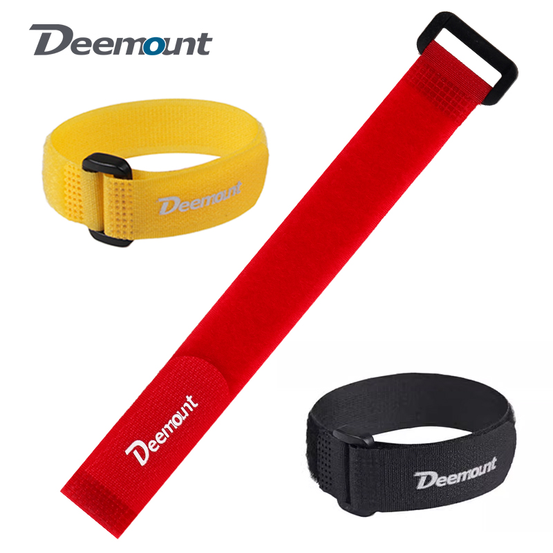 Bike Pump Frame Mount - Deemount 5PCS Bicycle Nylon Hook/Loop Tape