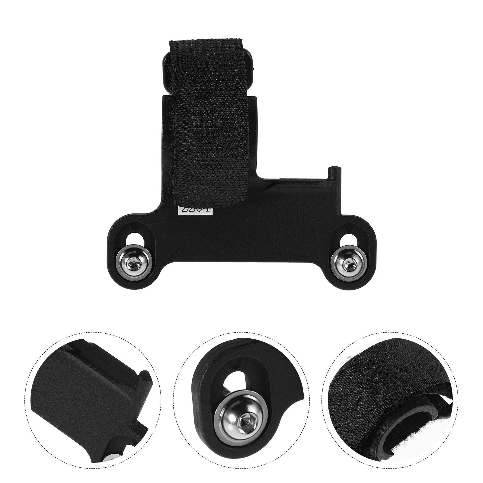 Bike Pump Frame Mount - Compact Bike Pump Holder Nylon Strap