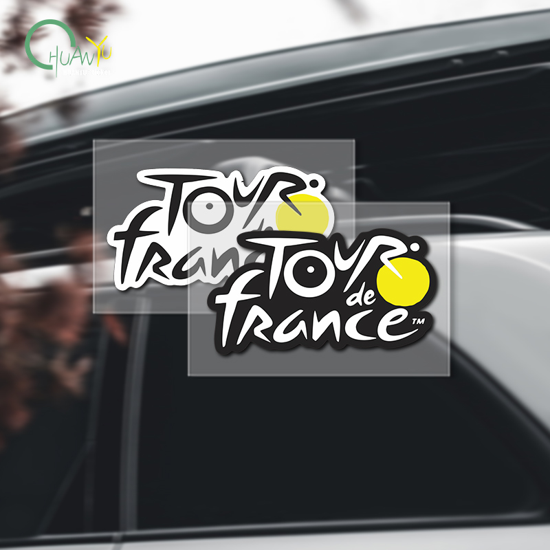 Cycling Zones - Tour de France logo sticker for