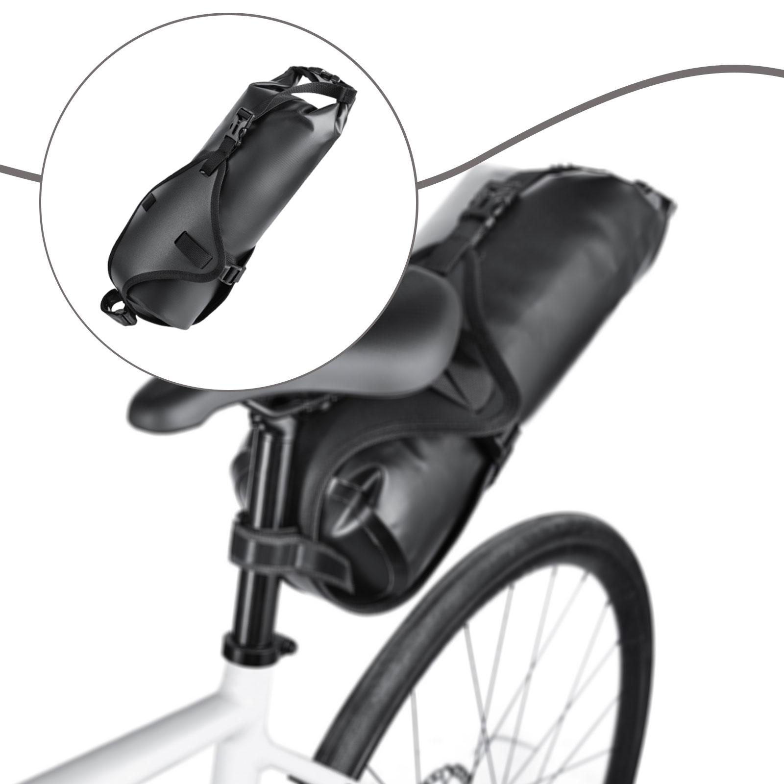 Saddle Bag Under Seat - PVC Bicycle Saddlebag Mount Rack Easy