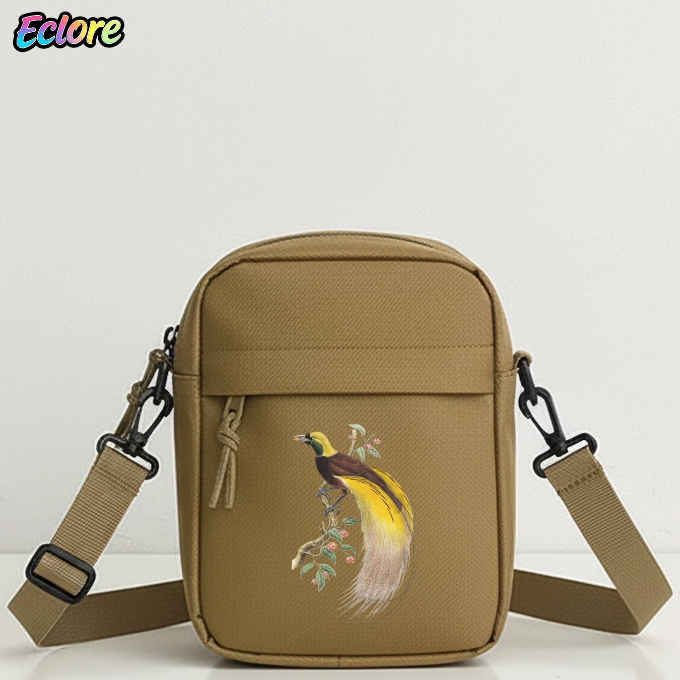 Commuter Cycling - Bird of Paradise Floral Print Shoulder