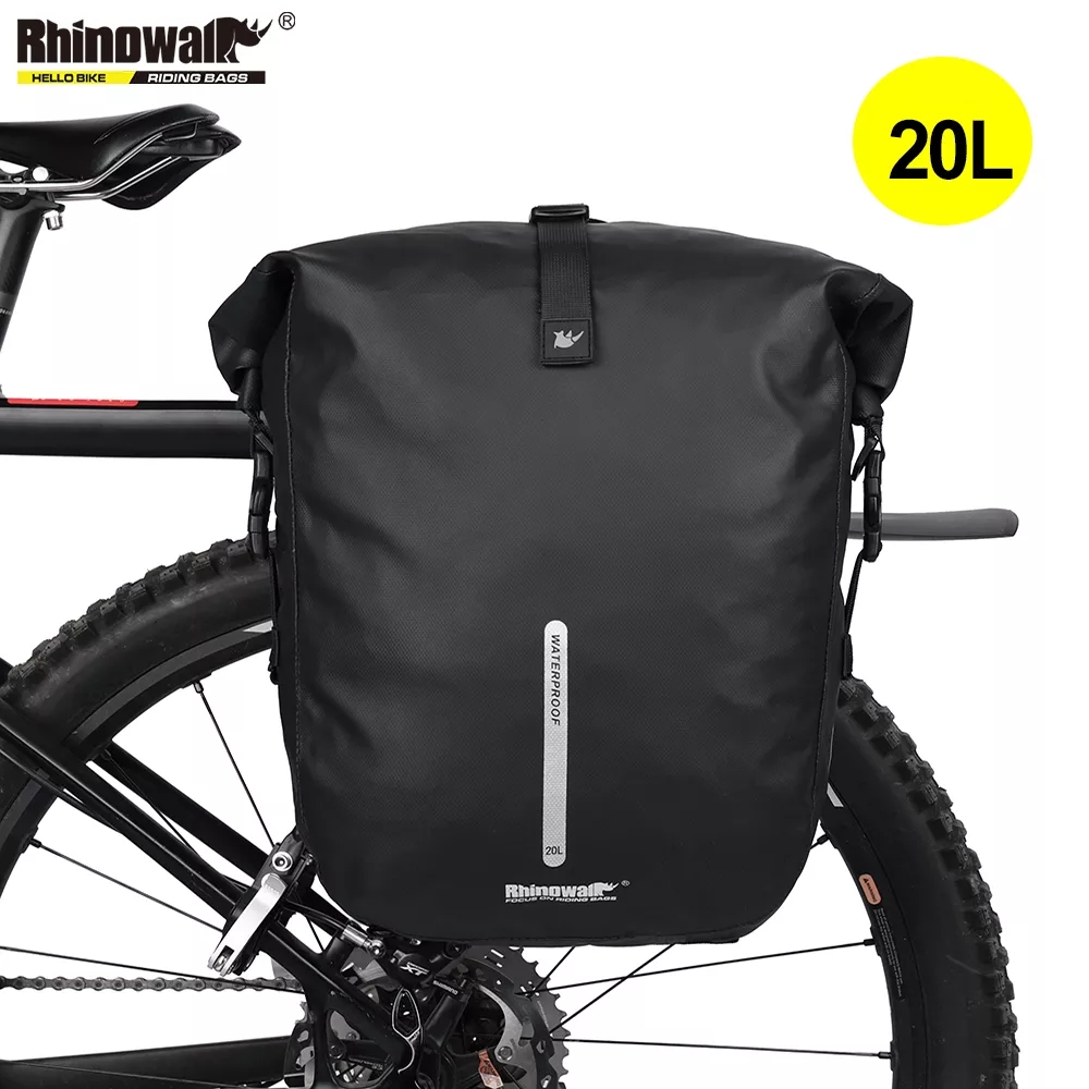 Panniers Waterproof Rear - Rhinowalk Waterproof Bike Pannier Backpack 20L