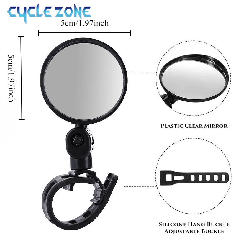 2PCS Bicycle Rearview Mirror 3 - Cycling Zones review and price