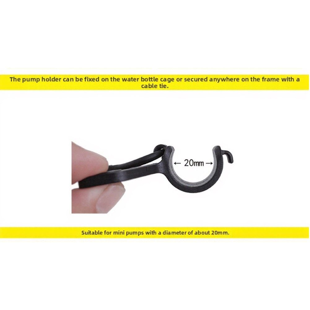 Floor Pump Holder Set 2pcs Nyl - Bike Pump Frame Mount review and price