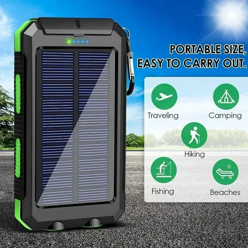 Lenovo 50000mAh Solar Power Ba - Usb Charger Dynamo review and price