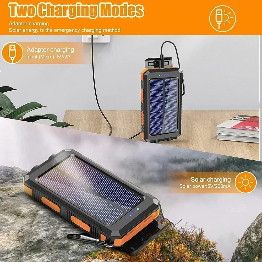 Lenovo 50000mAh Solar Power Ba - Usb Charger Dynamo review and price