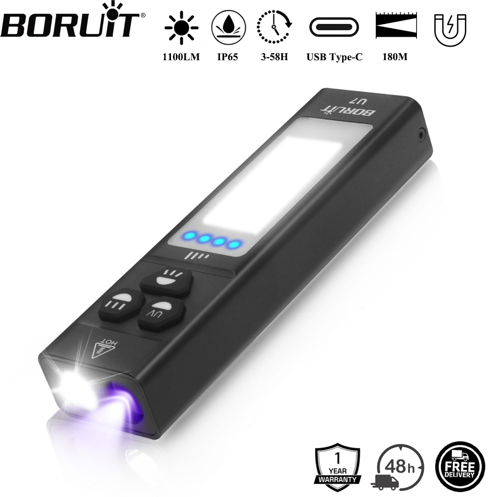 BORUiT U7 UV LED EDC Flashligh - Cycling To Work review and price