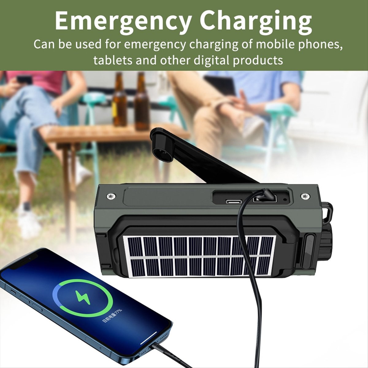 A26Z Portable Solar Radio, Eme - Usb Charger Dynamo review and price