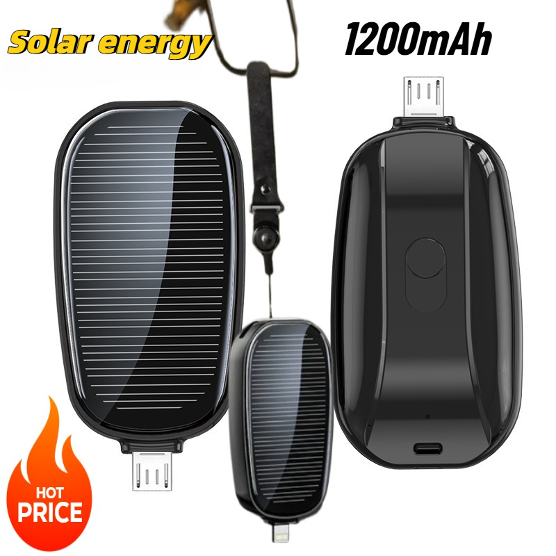 1200mAh Solar Mini Power Bank  - Usb Charger Dynamo review and price
