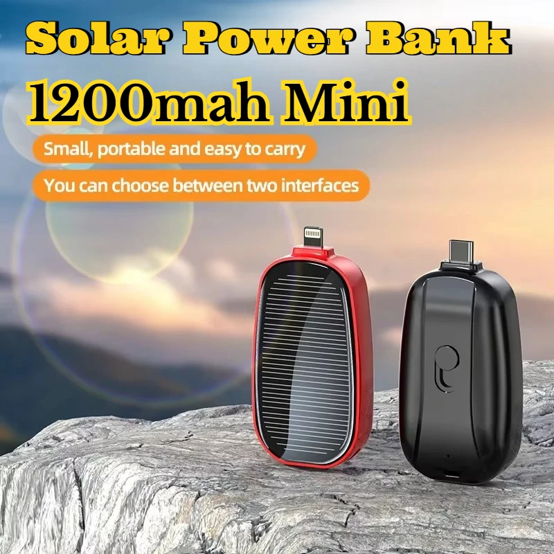1200mAh Solar Mini Power Bank  - Usb Charger Dynamo review and price