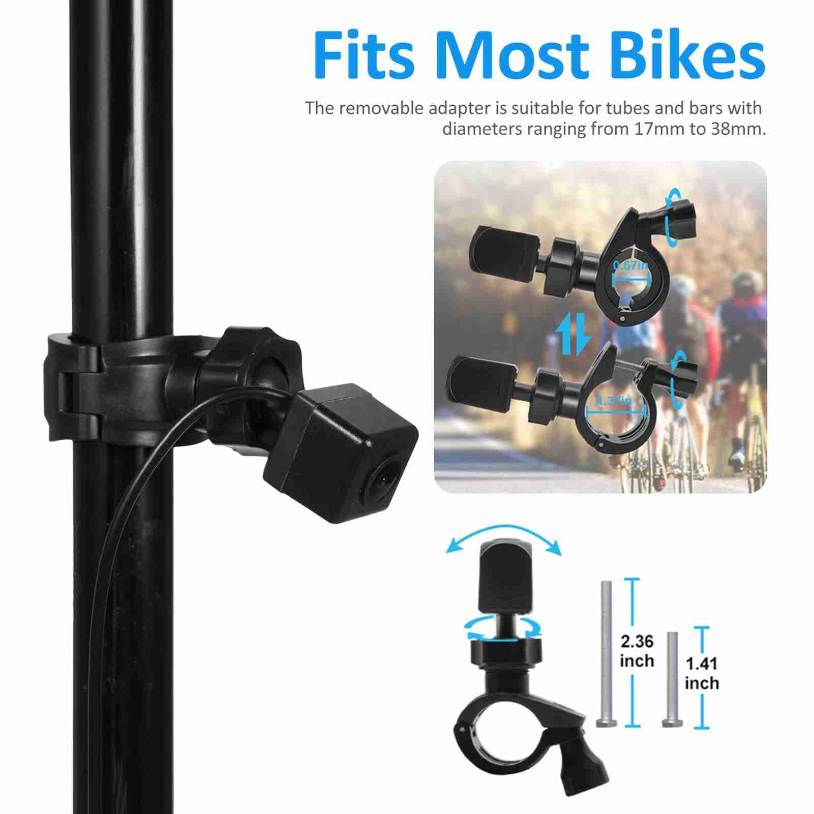 Bike Rear View Camera 1080P 4. - Cycling Zones review and price