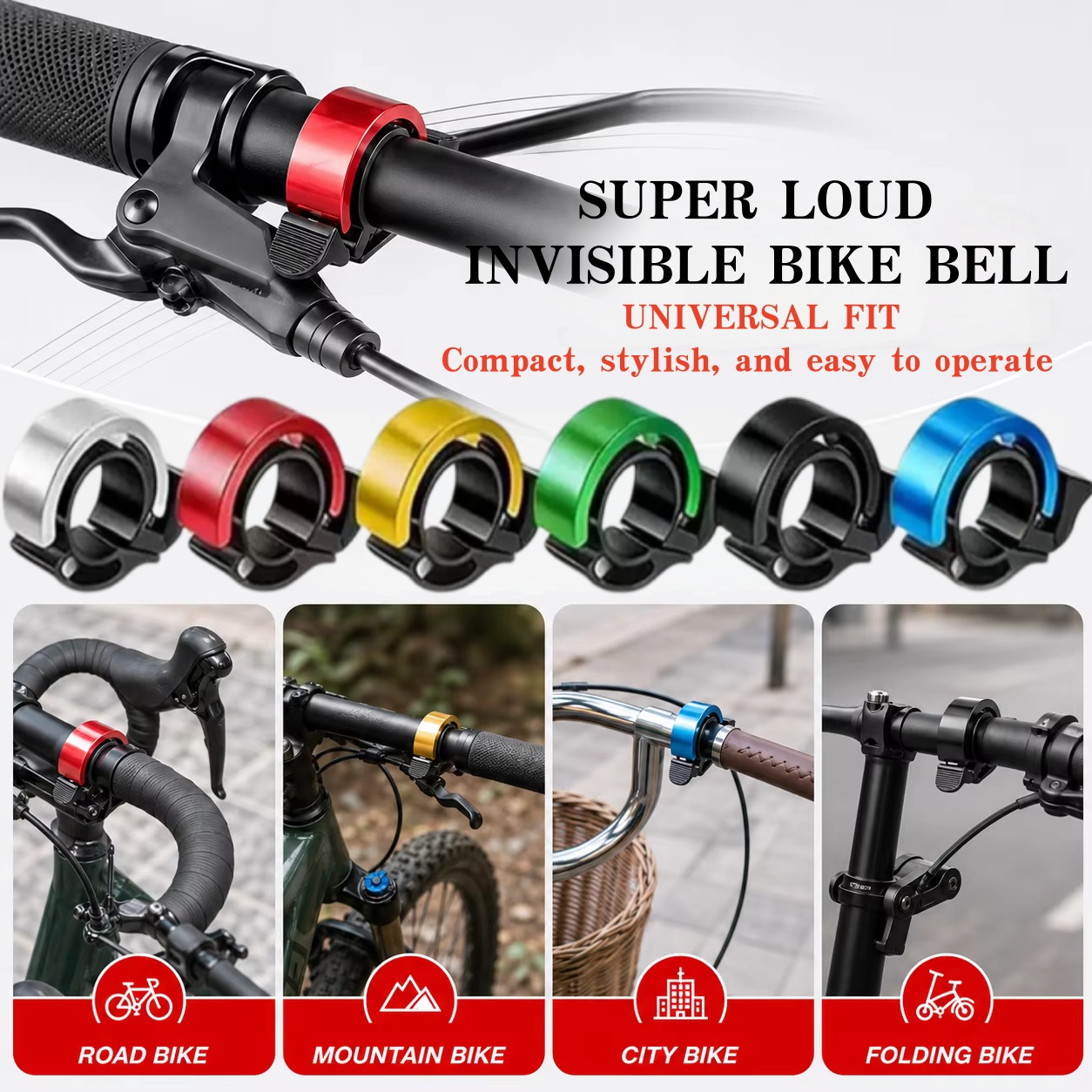 Alloy Bike Bell Loud Clear Sou - Bell Handlebar Ring review and price