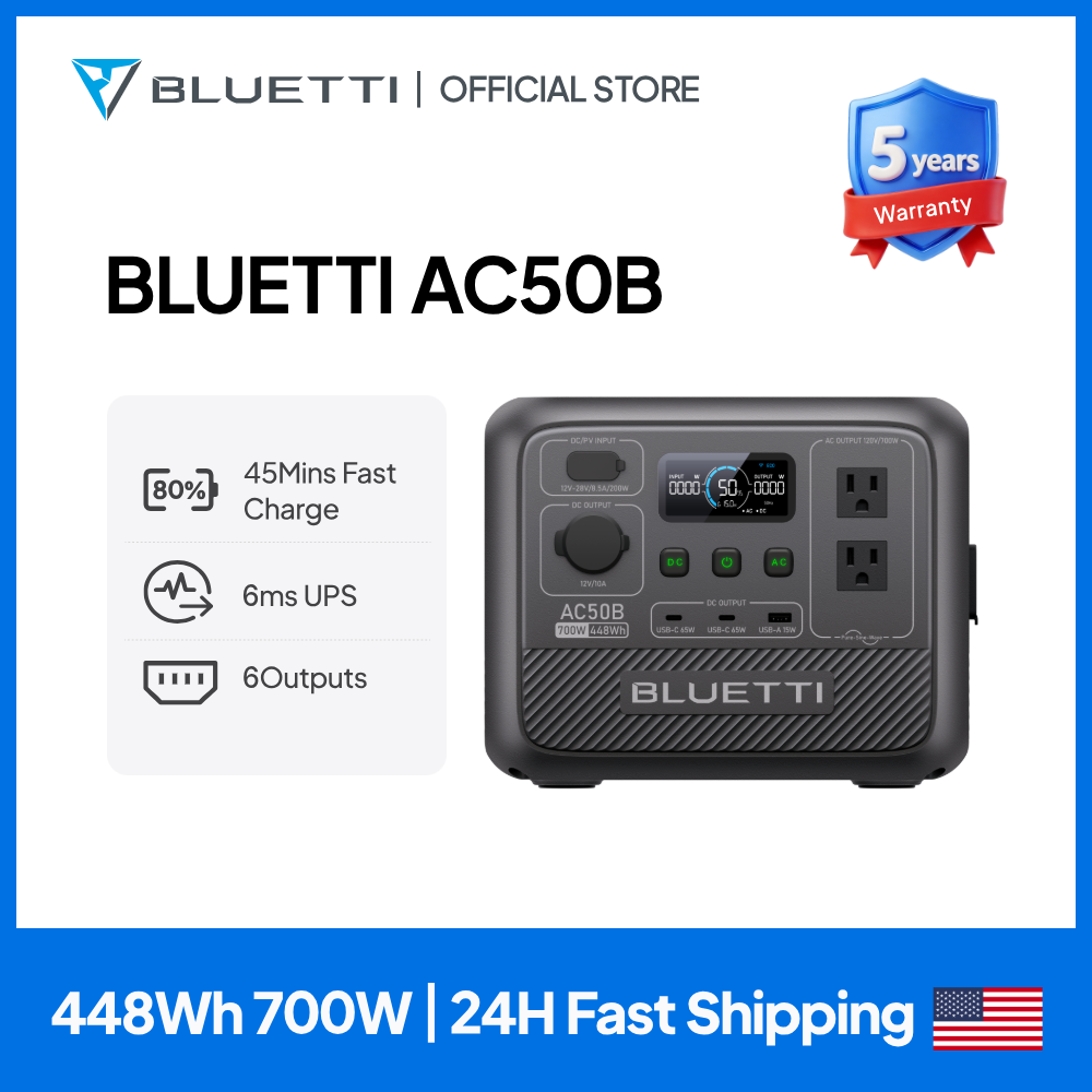 BLUETTI AC50B Portable Power S - Usb Charger Dynamo review and price