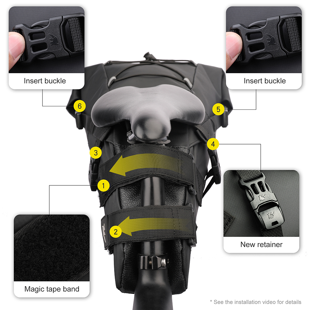 Rhinowalk Bike Saddle Bag Wate - Panniers Waterproof Rear review and price