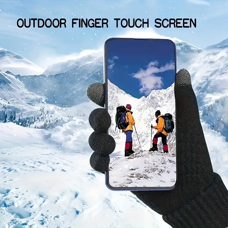 1-10Pairs Thick Knit Touchscre - Winter Cycling Commute review and price