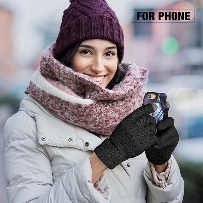 1-10Pairs Thick Knit Touchscre - Winter Cycling Commute review and price