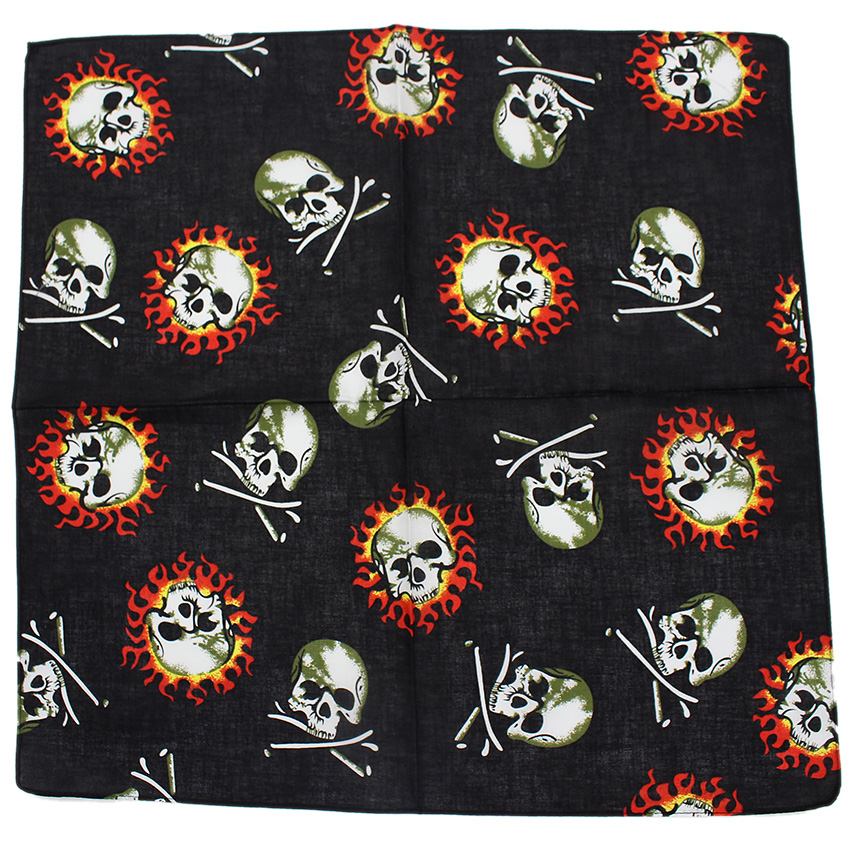 Skull Bandana Square Scarf 100 - Cycling Zones review and price