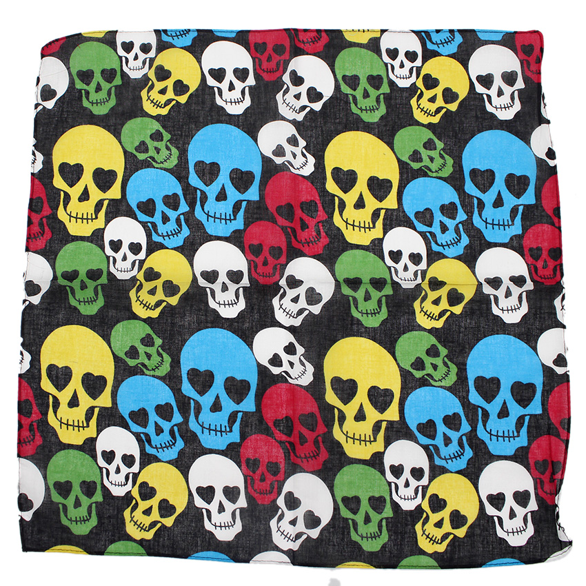 Skull Bandana Square Scarf 100 - Cycling Zones review and price
