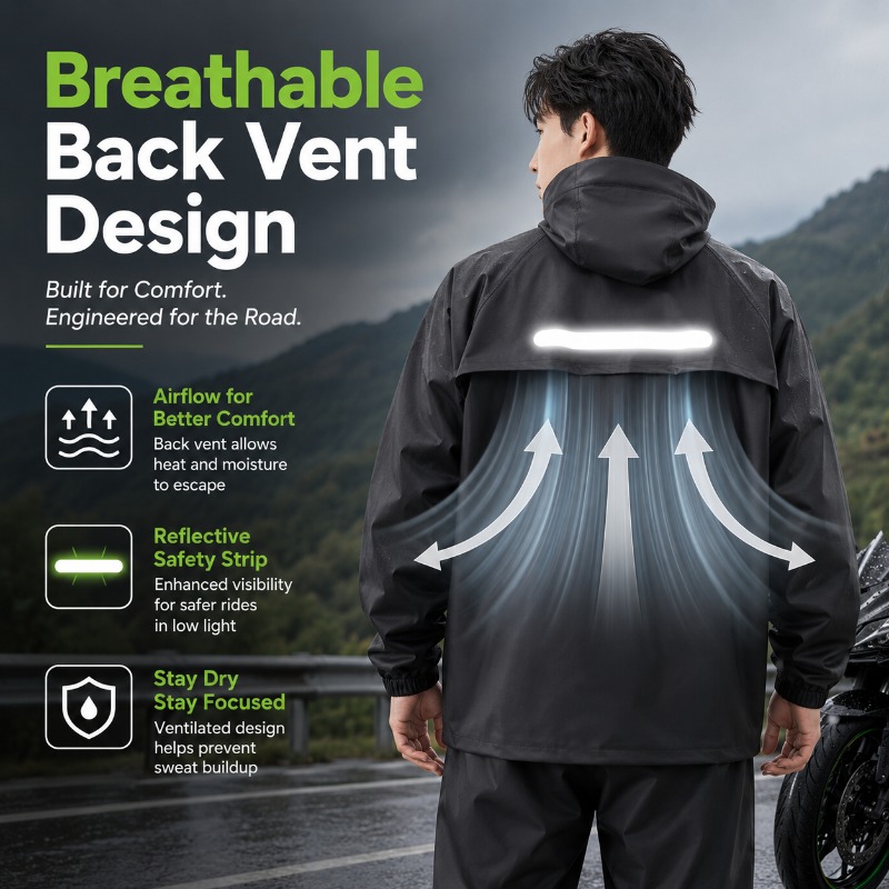 Unisex 2-Piece Waterproof Cycl - Cycling Commute Jacket review and price