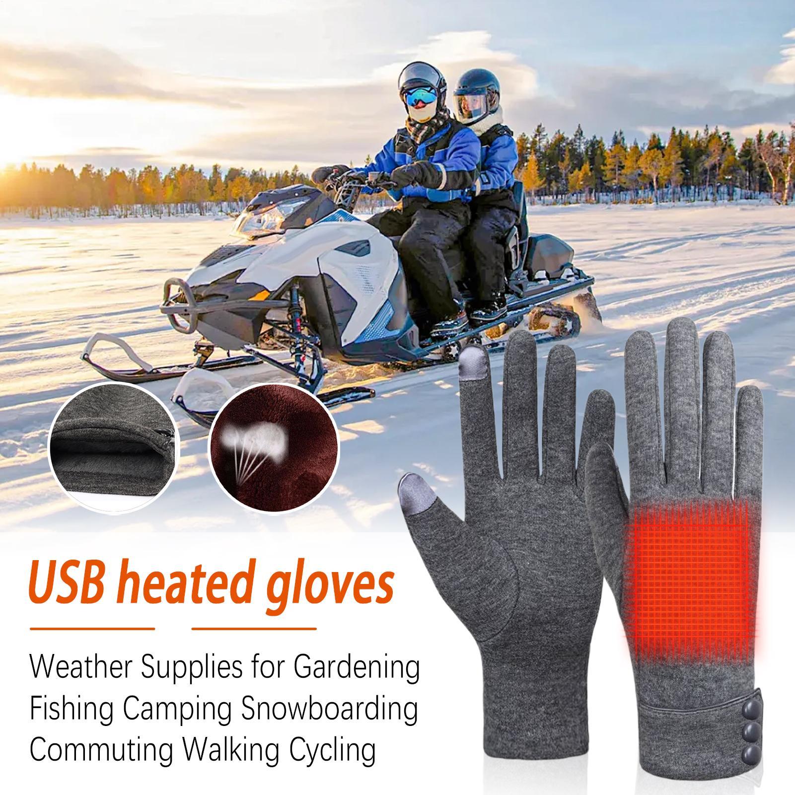Heating Gloves 3-level USB Win - Winter Cycling Commute review and price