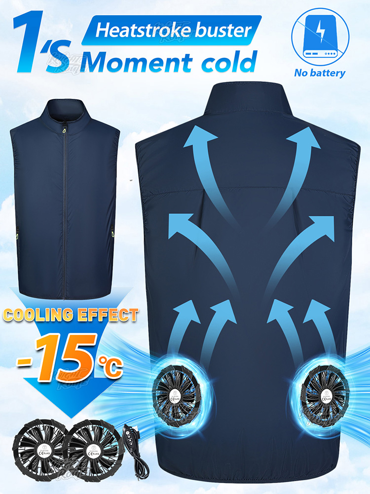 Fan Vest Wearable Cooling Air- - Cycling Commute Clothes review and price