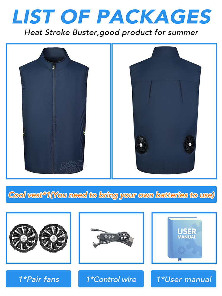 Fan Vest Wearable Cooling Air- - Cycling Commute Clothes review and price