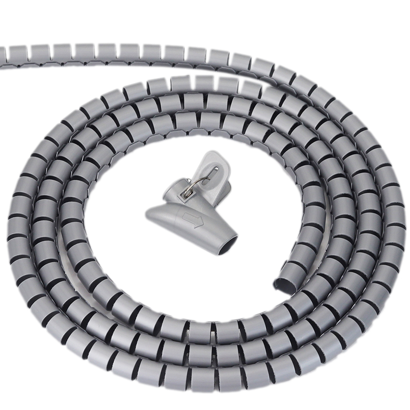 5M Wire Storage Tube Clips Cab - Cable Lock Flexible review and price