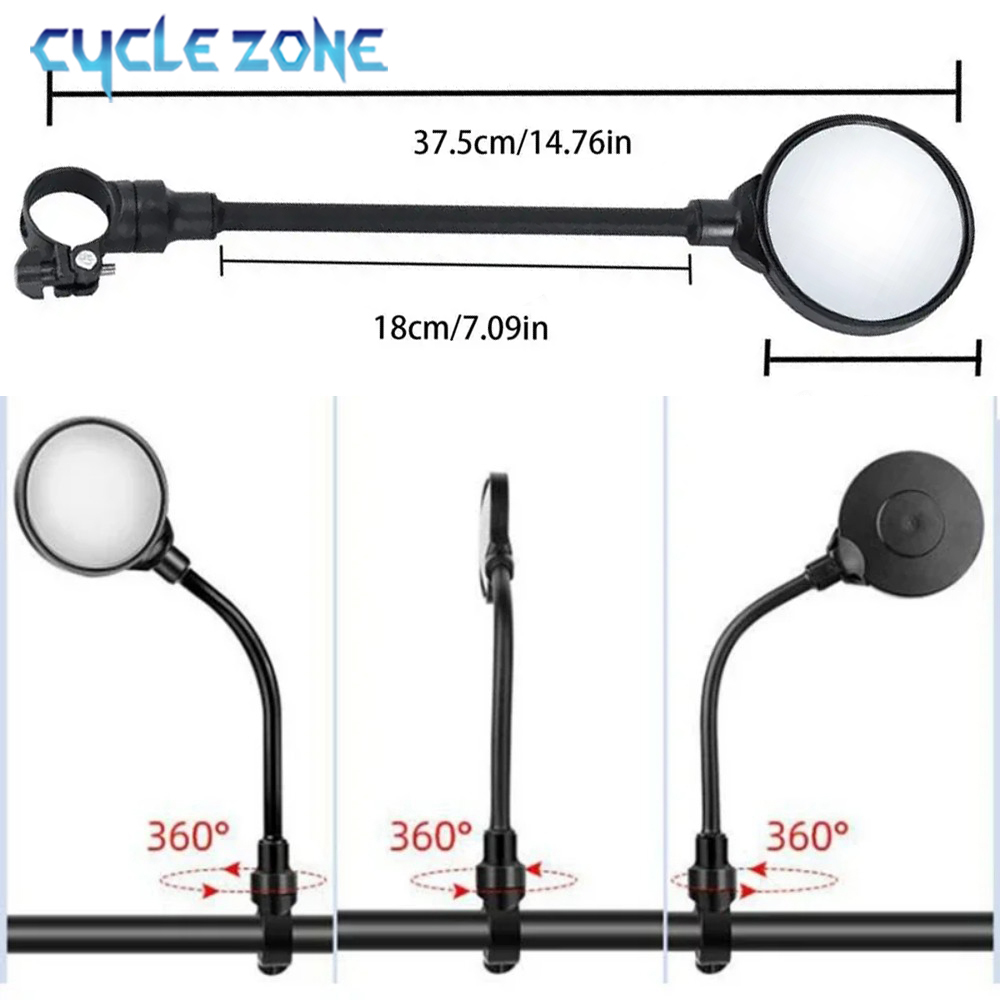 Bicycle Mirror Bike Handlebar  - Cycling Zones review and price
