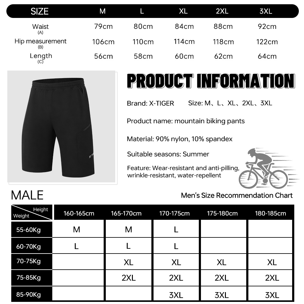 X-TIGER 2 in 1 Cycling Shorts  - Cycling Shorts For Commute review and price