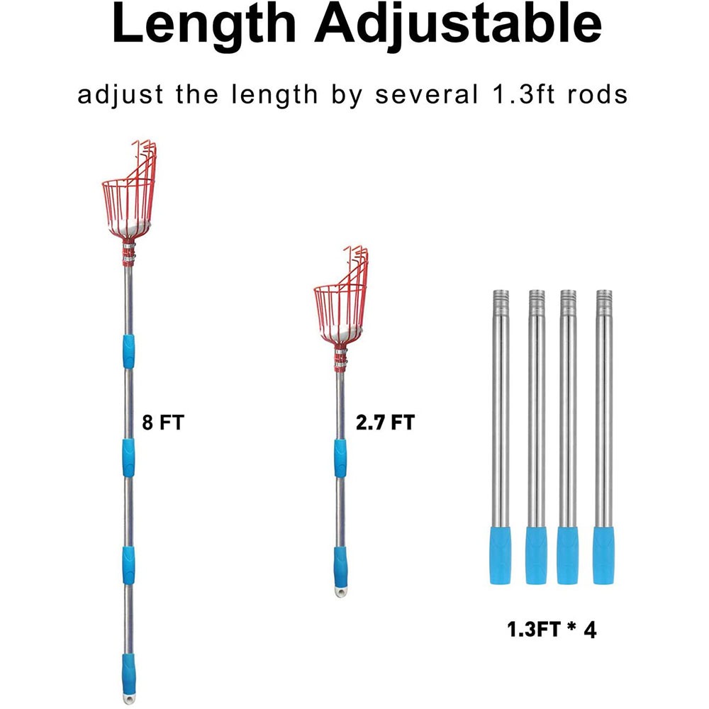 260cm Fruit Picker, Adjustable - Cycling Zones review and price